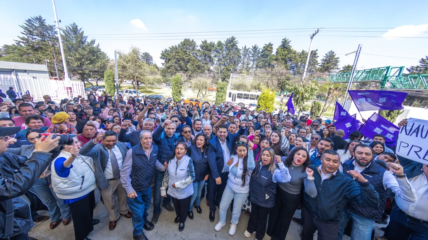 Ciudadanas y ciudadanos reunidos con PODEMOS en el Estado de México